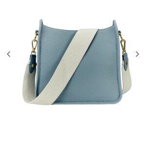 NWT GiGi New York Light Blue Crossbody Bag
